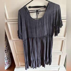 Gray Women's Distressed Dress